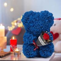 Rosa Artificial De Tedeo Para Decoración De Hogar Y Bodas Aniversarios Y Año Nuevo Sin Caja Estilo De Flor Cotton - details 43