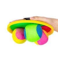 Juego De Bolas Adhesivas Para Niños Juguetes Interactivos De Exterior Juguete Deportivo Para Atrapar Y Lanzar Juego Familiar WYW - details 1