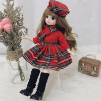 Muñeca Bjd De 30cm Con 12 Articulaciones Móviles Ojos Marrones 3D Ropa Y Zapatos Incluidos Juguetes Para Niñas Regalo Para Niños - details 8