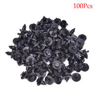 100PCS Clavos De Plástico Negros Para Nissan Retenedor De Parachoques Y Guardabarros Tamaño 8mm Clavija De Automóvil - details 5
