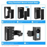 Adaptador De Montaje Para Campana De Puerta Con Cámara Anti-Robo Fácil Instalación Sin Taladro Compatible Con Blink Video Doorbell 2021/Ring - details 4