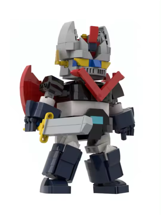 Kit De Construcción BuildMoc Máquina De Alta Tecnología Goldrake Robot De God of War Bloques SD Para Niños Regalo Compatible Con Lego ABS Sin Batería - 1
