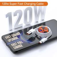 Cargador Rápido USB 120W Para Xiaomi 12 11 Mi POCO X5 X4 pro Redmi Note 9 10 11 Adaptador De Energía Con Cable Tipo C 6A - details 3