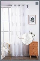 Cortina De Visillo Poliéster Con Bordado De Pino 150x260cm.1 panel. - details 0