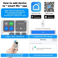 Sensor De Temperatura Y Humedad Bluetooth Tuya Mini Control Remoto Por App Compatible Con Alexa Y Google Assistant Sensor Thermometer Hygrometer Para El Hogar - details 13