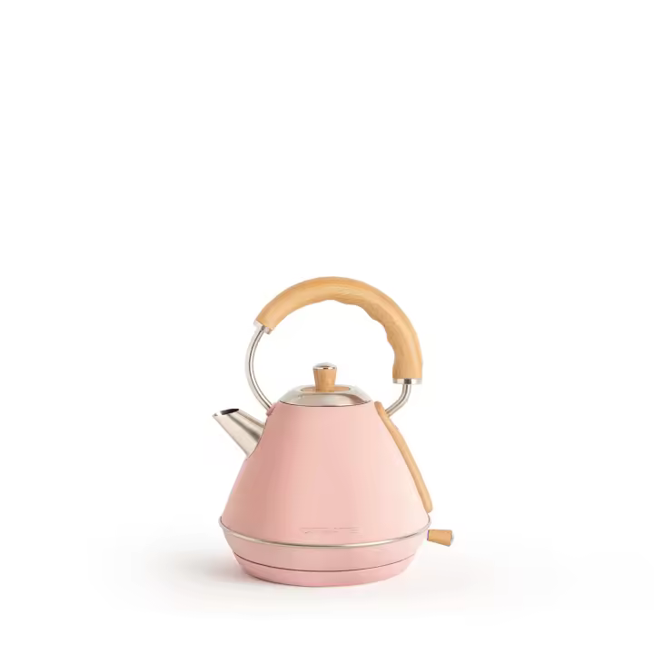CREATE - Hervidor de agua eléctrico 1L , Tetera Eléctrica Libre BPA  Diseño retro - KETTLE RETRO M - 1