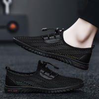 Zapatos Casuales Transpirables Para Hombre Verano Mocasines Deportivos Con Mesh Suela Suave Zapatos Planos Cómodos Para Negocios Y Uso Diario - details 11