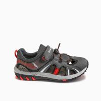Sandalias planas niño PABLOSKY 982150 SANDALIA DEPORTIVA GREY-RED 36304 25V - details 4