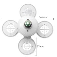 Lámpara De Techo LED 40W E27 Con Hojas Plegables De Fútbol UFO Luz De Lectura De Mesa Para Ambiente AC110V 220V - details 6