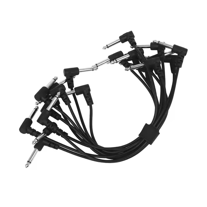 IRIN 10Pcs Cable De Pedal De Guitarra Universal Audio Cable De 15/30/50cm Accesorios Para Guitarra Electrónica Piezas De Repuesto - 1