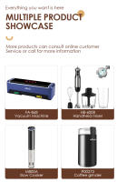 Máquina De Moler Café Multifuncional De Alta Potencia 200W Para El Hogar Herramientas De Cocina Eléctricas ABS Capacidad De 220V/120V - details 9