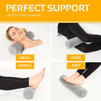 Almohada De Memoria Para El Cuello 1pc Bolster De Espuma Para Dormir Soporte Para Espalda Y Piernas Uso En Yoga - details 2