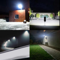 Lámpara Solar LED De Alta Potencia Para Exteriores Con Control Remoto 3 Modos Impermeable Para Jardín Y Calle Puerta De Control Solar Potente Luz Solar Exterior - details 3