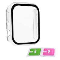Ociodual Funda Protectora con Cristal Templado Compatible con Relojes Inteligentes Apple Watch 4/5/6/SE (44 mm) Traslucido - details 1