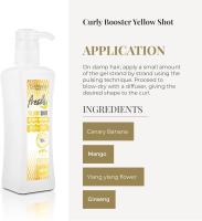 Salerm Biokera Fresh Yellow Shot Curly Booster 300 Ml. / Gel que potencia el rizo durante el método curly de Biokera Fresh y conseguir un cabello rizado definido, elástico y con volumen. - details 3