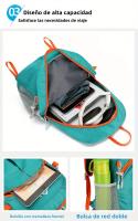 Mochila Portátil Plegable Ultraligera Para Montañismo Ciclismo Viajes Y Senderismo Bolsa De Escalada Deportiva Unisex - details 7