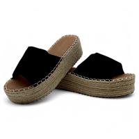 Calzados soraia, sandalias cuña piel, con plataforma de yute, para mujer uso casual, ideal para un look de verano ✅ Entrega 24/72h a España Vacación Elegante De moda Bohemio Vacación De moda Guay Moda Oriental Elegante Trenzado Plain Bohemian Vacation - details 4