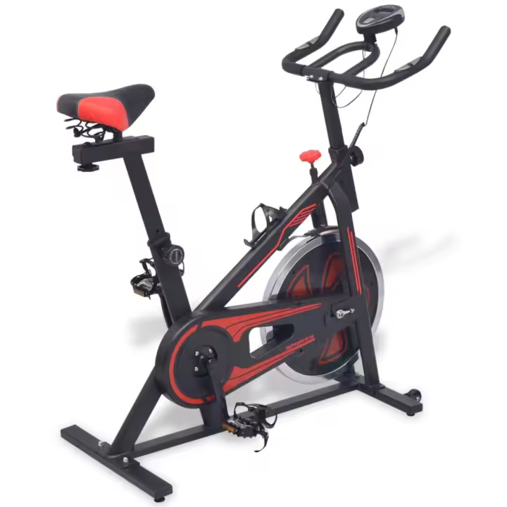 vidaXL Bicicleta con Sensores de Pulso y Casa Gimnasio Color Blanco,  Negro, y mas - 1