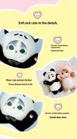 Muñeco De Peluche De Mofusand Tiburón Gato Panda Conejo Dibujos Animados Cojín De Abrazo Decoración De Habitación Regalo De Cumpleaños Kawaii - details 8