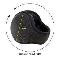 Orejeras de invierno unisex plegables con protección para las orejas, cálidas y cómodas, diseño elegante en negro para mayor estilo - details 1