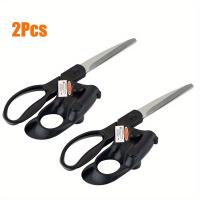 Tijeras Profesionales Con Guía Laser Para Telas Y Costura Corte Rápido Para Manualidades En Casa Empaquetado DIY Suministros - details 0