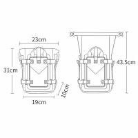 Bolsa De Tanque Para Motocicleta Universal Impermeable Accesorios De Viaje Con Base Saddlebags Adecuada Para Exterior Y Crash Bars - details 29