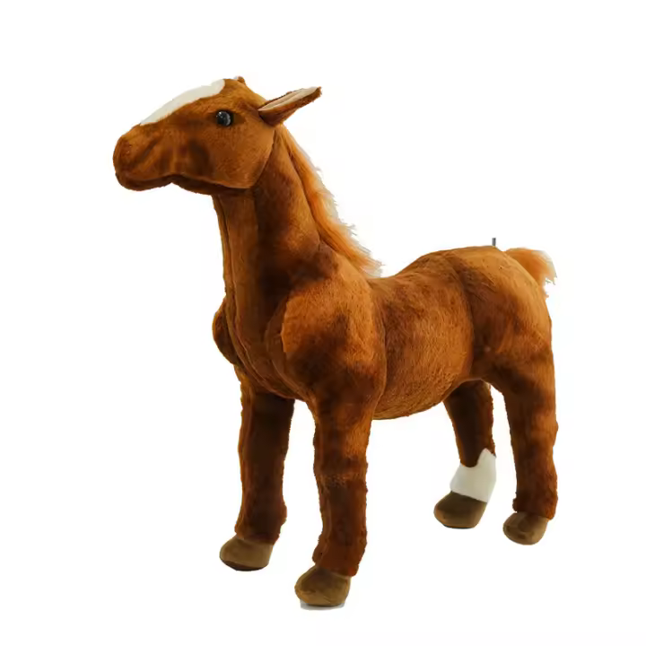 Muñeco De Peluche Grande De Caballo Simulación Muñeco De Trapo Sudor Sangre Regalo Para Niños Y Adultos Fans De TV Y Películas - 1