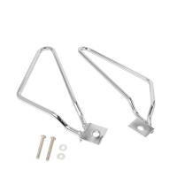 Soporte De Banda Para Bolsa De Sillín De Motocicleta Metal Para Sportster 883 Iron XL883N Dyna Fat Bob Soporte Lateral De Bolsa Montaje - details 6