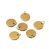 10Pcs Encantos De Acero Inoxidable Con Anillo De Salto Tag De Perro Corazón Redondo Ovalos Blancos Para Fabricación De Joyas DIY - details 6