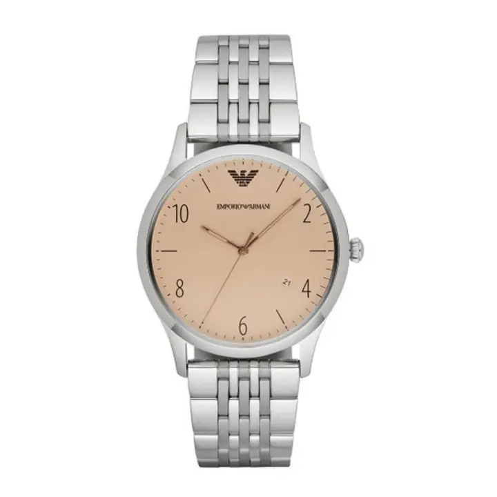 Armani Reloj Hombre Ar1881 (41mm) Cuarzo Acero Inoxidable Resistente Agua 5ATM - 1