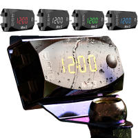 Reloj De Motocicleta 12V Impermeable 3 En 1 Con Termómetro Voltímetro Y Pantalla Digital Universal Para Moto Accesorios De Motocicleta - details 14