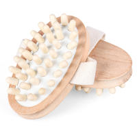 Cepillo De Masaje Para El Cuerpo Anti Celulitis De Madera Con Almohadilla De Masaje Españo Para El Cabello Y Escalpelo Eliminador De Piel Muerta Herramienta De Spa Essencial - details 0