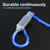 Cable De Carga Rápida 3 En 1 Con Luz LED Para iPhone Samsung Xiaomi Redmi Conectores USB Tipo C Y Micro USB Alta Corriente 3A - details 7
