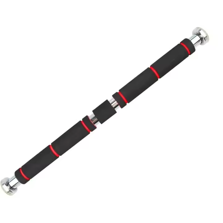 Barra dominadas ajustable, Barra dominadas marco de puerta, Barra de tracción Fitness, barra de dominada para entrenamiento de fuerza, Soporta 150Kg, Ancho ajustable de 80 cm a 130 cm， 60 cm a 100 cm - 1