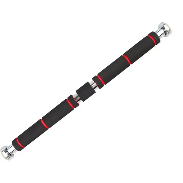 Barra dominadas ajustable, Barra dominadas marco de puerta, Barra de tracción Fitness, barra de dominada para entrenamiento de fuerza, Soporta 150Kg, Ancho ajustable de 80 cm a 130 cm， 60 cm a 100 cm - 1
