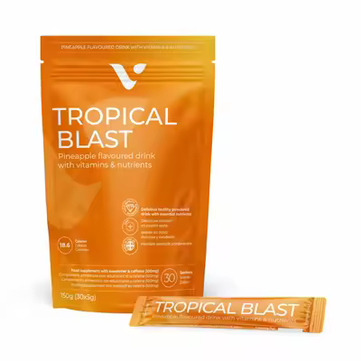 Valentus Tropical blast de Valentus Paquete de 30 sobres - Sabor piña colada. - 1