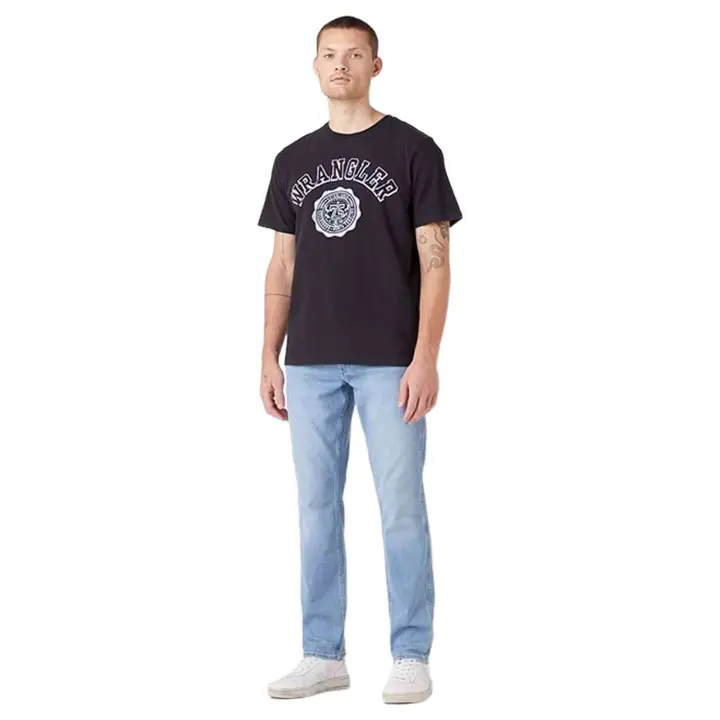 Camiseta de Manga Corta Wrangler  para hombre en color negro - 1