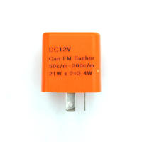 Relé De Flasher Electrónico Ajustable En Velocidad 12V Para Señal De Motocicleta Con 2 Pines Reemplazo Universal De Advertencia De Emergencia - details 1
