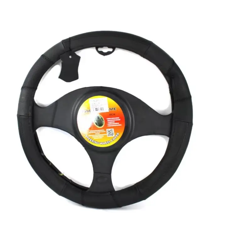 MOLCARAUTO Funda UNIVERSAL de cuero genuino para volante, 38CM - 1
