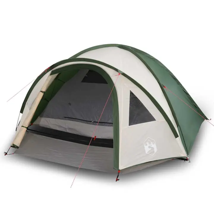 vidaXL Tienda de Campaña Iglú para 4 Personas Impermeable Toldo Carpa Color Azul,  orange,  Verde y mas - 1