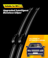 LimpiaParabrisas Anteojos Delantero Para Renault Dacia Duster MK2 2017-2023 Plegable Negro De Goma Natural Accesorios De Ventana 24+18 - details 1