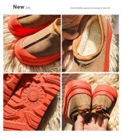 Nuevos Zapatos De Lana Para Mujer 2024 Botas De Nieve De Plataforma Calientes Antideslizantes Exteriores Para Al Aire Libre Con Lona Y Suela De EVA Zapatos De Invierno Con Forro De Peluche Corto - details 22