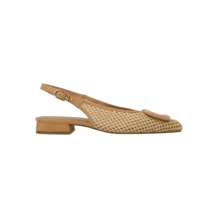 zapato tacon 2 cm combinado efecto rejilla modelo bro5260 - 1