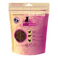 Mezcla de Tiras crujientes para Gatos, 3 sabores (Pollo, Pavo y Ternera), Alta calidad de carne asada, sin Cereales ni Gluten, 45 g, 6 Paquetes - ANIMALUJOS - details 1