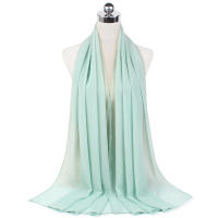 Nueva Elegante Bufanda De Mujer 2023 Modesta En Chiffón Sólido Tamaño Grande Abrazadora Para Cabeza Y Cuello Protección Solar Estilo Fashion - details 30