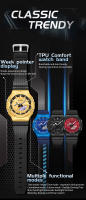 Reloj Deportivo De Lujo Para Hombre SANDA Con Cronógrafo LED Impermeable Y Pantalla Digital Cuarzo Reloj De Pulsera Militar - details 6