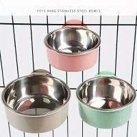 Tazón De Alimentos Para Perros Acero Inoxidable Ajustable Anti Volcado Perfecto Para Alimentación Y Agua Colgante Para Perros - details 2