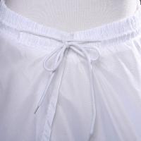 Peticoato Blanco De 4 Capas Sin Aro Para Vestido De Novia Crinolina Acolchado De Baile Falda De Fiesta Para Damas Ropa De Rollo - details 4