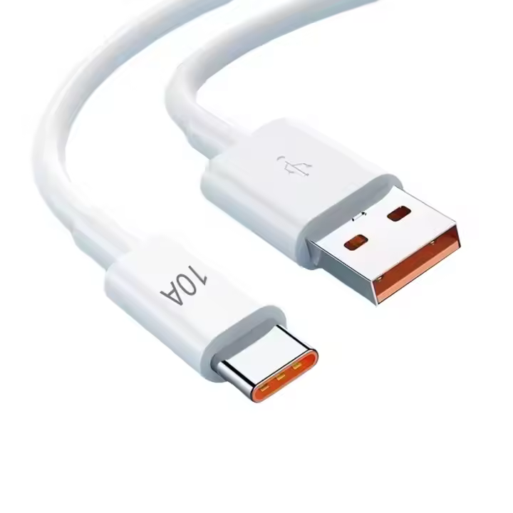 Cable de carga USB tipo C 120W 10A para Huawei P40 P30 honor Xiaomi Redmi 13 OnePlus Pequeño cable datos Super Cargador - 1