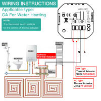 Termostato Inteligente WiFi Controlador De Temperatura Para Calentamiento De Piso Eléctrico Y Agua Calentador De Gas Con Alexa Google Home - details 13